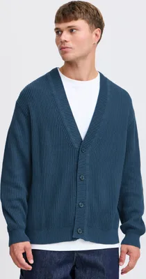 Produktbild von !Solid SDNalli Herren Strickjacke Cardigan mit Grobstrick V-Ausschnitt Knopfleiste 100% Baumwolle Relaxed fit