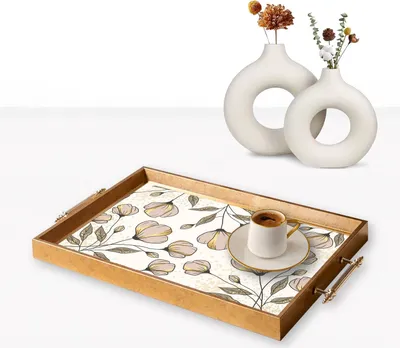 Produktbild von Evila Originals, TPEA9826, Tablett, Mehrfarbig, 100 % GLAS, 50 x 29 x 3,5 cm
