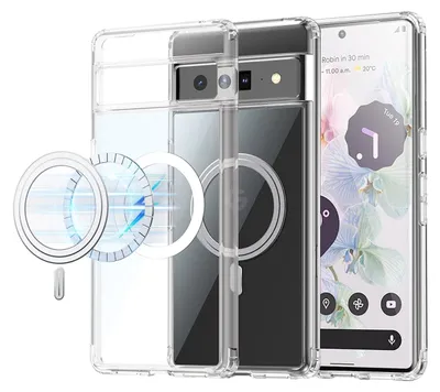 Obrázek produktu pro Pro Google Pixel 6 Pro Pouzdro na mobilní telefon MAGSAFE Full Body Case Cover Protection