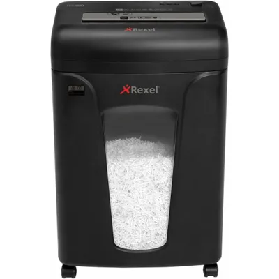Immagine prodotto di Rexel REM820 distruggidocumenti con taglio a particelle P-5 2 x 15 mm 8 fogli nero