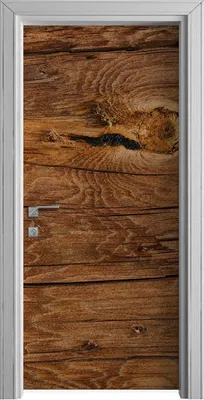 Produktbild von Tür Selbstklebende 90x210 cm Türfolie Türtapete Klebefolie - Holz braun Material
