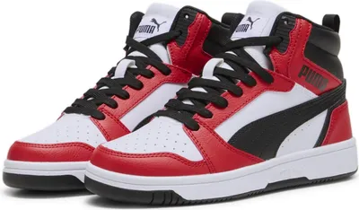 Produktbild von Puma Rebound V6 Mid Sportschuhe Rot,Weiß EU 35 1/2 Jungen,Mädchen Rot,Weiß EU 35 1/2