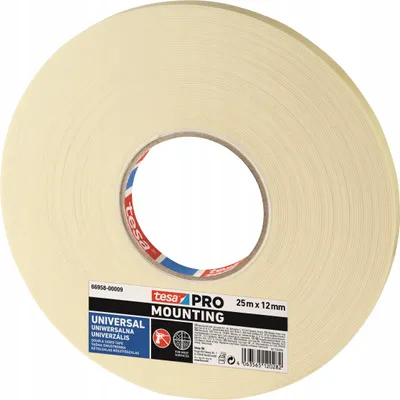 Obrázok produktu pre tesa PRO montážna páska 25 m x 12 mm univerzálna