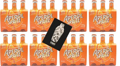 Produktbild von Aperol Spritz 24x 0,2l (10,5% Vol) ready to drink Aperitivo / Aperitif - [Enthält Sulfite]