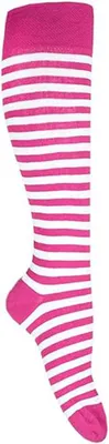 Produktbild von Ringelstrümpfe Ringelsocken Kniestrümpfe rosa weiß 43/46