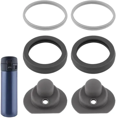 6 Stück Ersatz-Silikondichtungen - 16oz & 12oz - Auslaufsichere Dichtungsringe