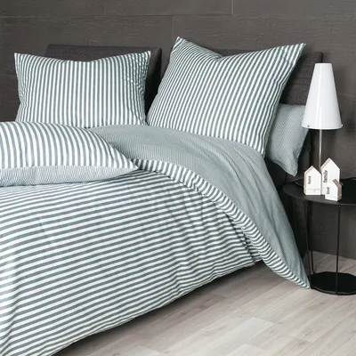 Produktbild von Janine Edelflanell Bettwäsche Chinchilla S 78060 135x200 cm + 80x80 cm silber