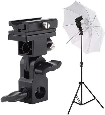 Zdjęcie produktu dla Uniwersalny uchwyt do statywów oświetleniowych przeznaczony do fotografii i filmowania, pasujący do większości standardowych statywów oświetleniowych lub fotograficznych