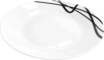 Produktbild von Teller Geschirr Set 6 tlg Tafel Essteller Speiseteller 25,4 cm Opalglas