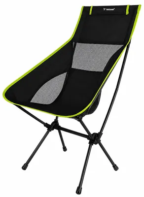 Produktbild von Schwarzer Klappstuhl für Angler mit Schutzhülle, 41 x 52 x 86 cm, 120 kg, TRIZAND 27778, KI-generiertes Bild