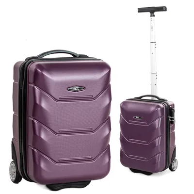 Produktbild von RGL 720 XS Reisekoffer Hartschale ABS Koffer  Universalrollen Zahlenschloss Teleskopgriff Grösse: XS Farbe: Pflaume