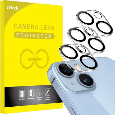 Obrázok produktu pre Ochranné sklo na fotoaparát pre iPhone 14 a 14 Plus 6,1/6,7 palca, 9H pancier, číre, 3