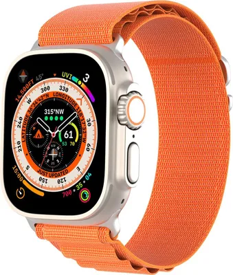 Produktbild von DUX DUCIS GS Nylon Armband passend für Apple Watch 42 / 44 / 45 / 49 mm orange