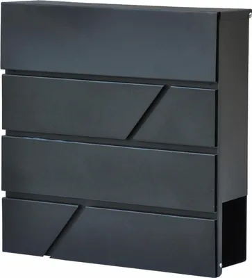Produktbild von Wandbriefkasten Figura schwarz