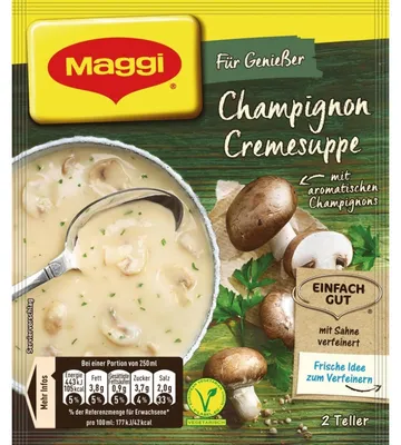 Immagine prodotto di Maggi For Gourmets Crema di funghi fine e cremosa 51g