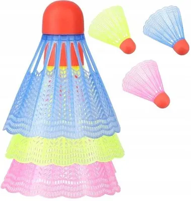 Produktbild von NILS NBL6013 Nylon Badmintonbälle Bunt Robust Set