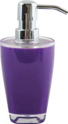 Produktbild von MSV Seifenspender Flüssigseifenspender 300 ml Acryl Tahiti Lila