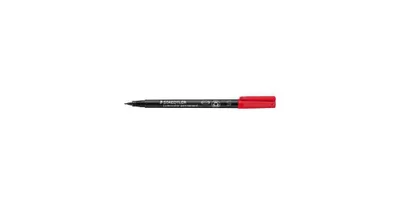 Produktbild von Staedtler 313-2, Rot, Rundspitze, Schwarz, Rot, Polypropylen (PP), 0,4 mm, 10 Stück(e)