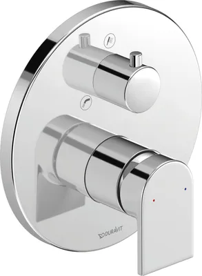 Immagine prodotto di Duravit Tulum mitigeur de baignoire, encastré, rosace ronde, avec inverseur, TU5210012, TU5210012010, TU5210012010