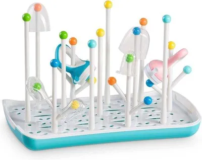 Produktbild von Famanu Flaschenständer für Babyflaschen - BPA-frei, flexibel und leicht zu reinigen