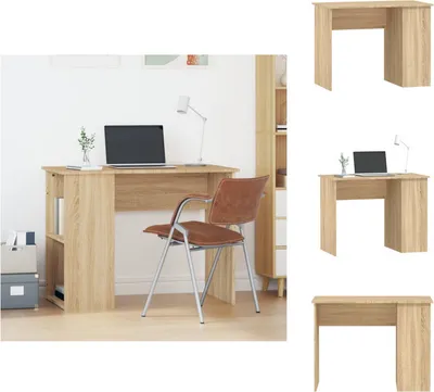 Produktbild von vidaXL Schreibtisch Sonoma-Eiche 100x55x75 cm Holzwerkstoff - Schreibtische