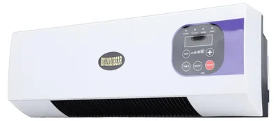 Obrázek produktu pro Nástěnné topné zařízení Dvojí použití Vysoce účinný elektrický nástěnný ohřívač s přírodním větrem Teplý vítr pro koupelnu Ložnice EU zástrčka 220V