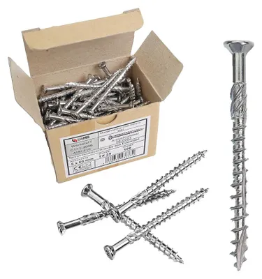 Produktbild von Terrassenschraube aus Edelstahl mit Torx Kopf, Größe 5 x 40 mm, Anzahl 100 Stück (Pack à 100 Stück)