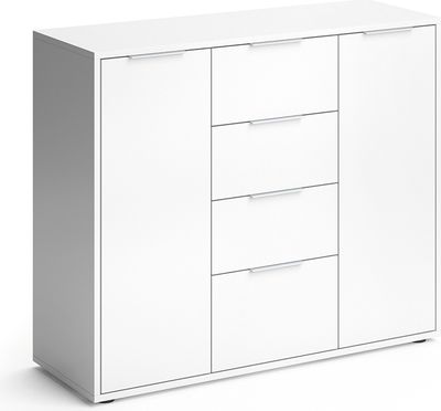 Vicco Kommode Leon, 100 x 84 cm, Weiß