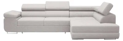 Produktbild von FEDVE Ecksofa Warton mit Cordbezug mit Schlaffunktion, Creme