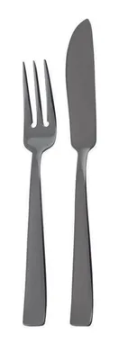 Produktbild von Flat Sambonet Fischbesteck 24tlg. Edelstahl/PVDschwarz 62712B88