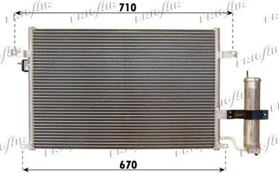Produktbild von FRIGAIR 0831.3014 Kondensator Klimaanlage Klimakondensator für CHEVROLET NUBIRA Kombi