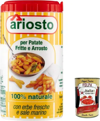 Produktbild von 6x Ariosto Gewürz für kartoffeln Brat- und Bratkartoffeln, 80g + Italian Gourmet Polpa 400g