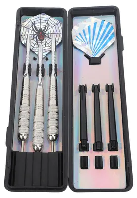 Produktbild von Darts-Set mit Metallspitze, Eisen, Aluminium, leicht, verbesserter Griff, professionell für Dartscheibe