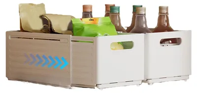 Produktbild von Faltbare Aufbewahrungsboxen, Set mit 2 Stück