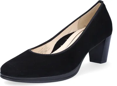 Produktbild von Ara Damen Leder Pumps schwarz Samt 5