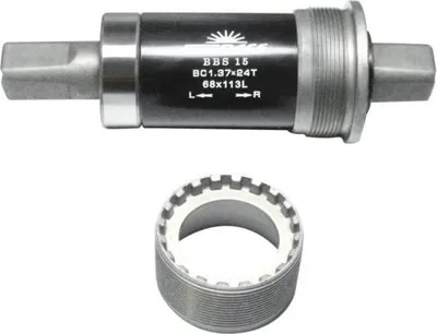 Produktbild von Sunrace Bbs15 Tretlager Silber 68 mm / 116 mm Silber 68 mm