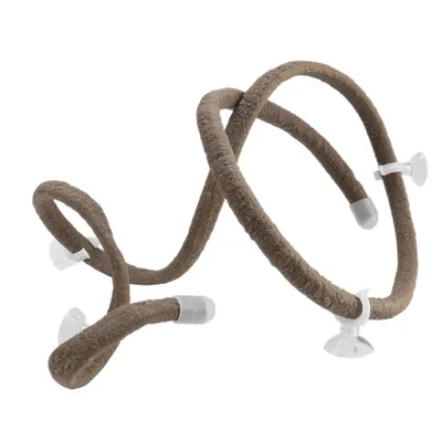 Produktbild von Künstlicher Kletterzweig für Reptilien, Rattan, 4,92 Fuß, flexibles Rankendekor für Chamäleons und Geckos, PolyurethanMaterial (L)
