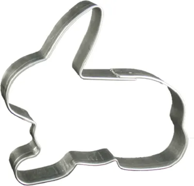 Produktbild von LARES Ausstechform Hase - Größe ca. 16cm, beständiges Weißblech - 1063