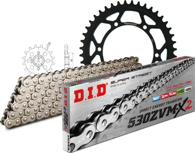 Produktbild von Kettensatz DID Stahl 530ZVM-X / 104 Endlos