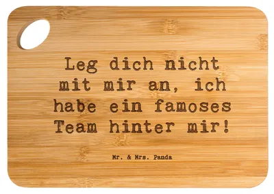 Produktbild von Mr. & Mrs. Panda Frühstücksbrett Spruch Im Team zusammenarbeiten - Transparent - Geschenk, Mut machen, Teamgeist, Erfolg, Teamarbeit, Ermutigung, Zuversicht, brotbrett