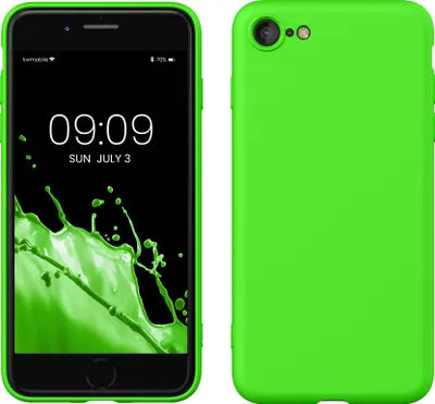 Produktbild von kwmobile Handyhülle für iPhone SE 2022 Hülle / iPhone SE 2020 / iPhone 8 / iPhone 7, für iPhone SE Hülle - Schutzhülle für kabelloses Laden - Case in
