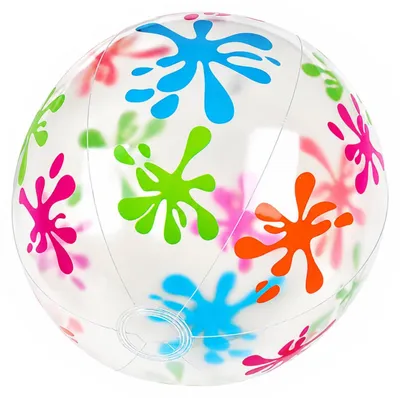 Productafbeelding van Opblaasbare strandbal, 35 cm, meerkleurig, ideaal voor zomeractiviteiten