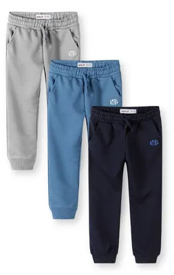 Produktbild von Minoti 3er-Pack Jogginghose Blau Gr. 104 für Jungen
