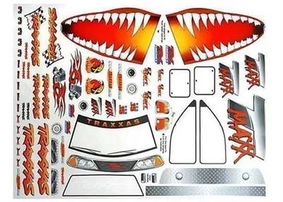 Produktbild von Traxxas Aufkleberbogen T-Maxx JAWS