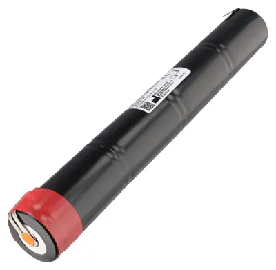 Produktbild von Notleuchtenakku NiCd für Sicherheitsbeleuchtung 4,8V 4000mAh Mono-D geschrumpft Fastonanschluss