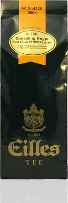 Produktbild von EILLES Tee Darjeeling Royal First Flush Blatt Nr. 73R, 250g loser Tee
