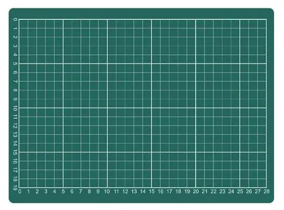 Produktbild von Büro - Snijmat 220x300mm A4 3 -Layer Green | 1 Stück