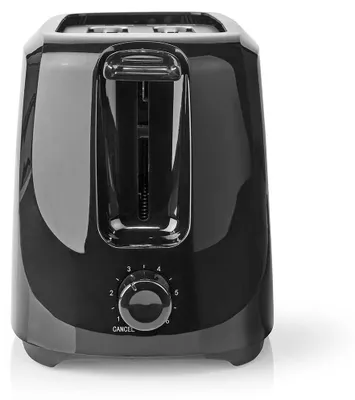 Produktbild von Melissa 16140149 - Toaster - 2 Schlitze - 700 W - 6 Bräunungsstufen - Herausnehmbare Krümelschublade - Abbruchtaste - Schwarz