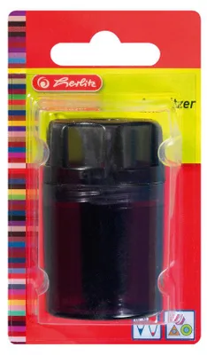 Produktbild von Herlitz canister sharpener round assorted colours