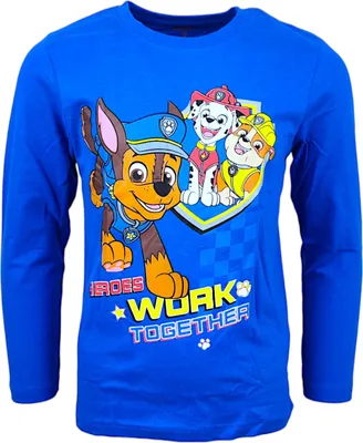 Produktbild von Langarmshirt PAW Patrol  Blau 128 cm